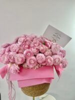 Pink Ranunculus Dream Basket - Image 2
