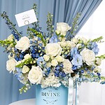 Blue Imperiale Hat box