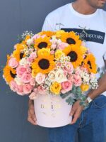 Sunflower Garden Hat Box - Image 2