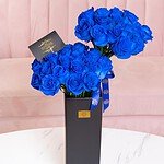 Blue Rose Elegance