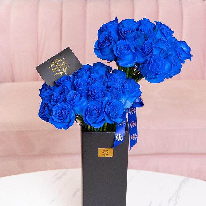 Blue Rose Elegance