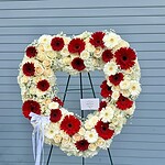 Forever Standing Heart wreath