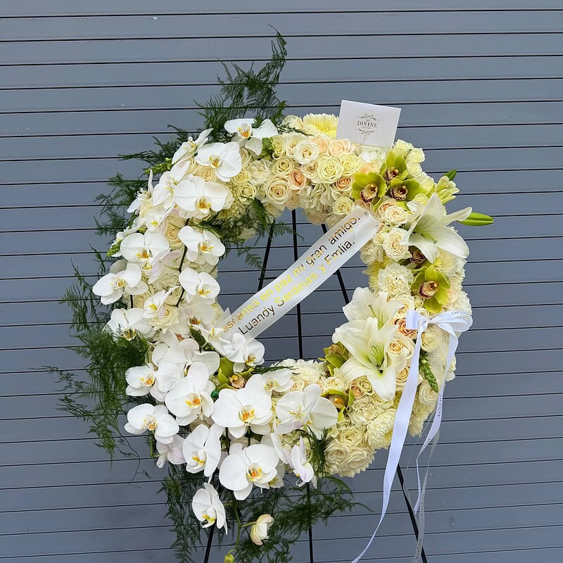 The Celestial Garden wreath