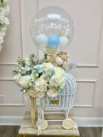 Luxury Floral Baby Bassinet Stroller