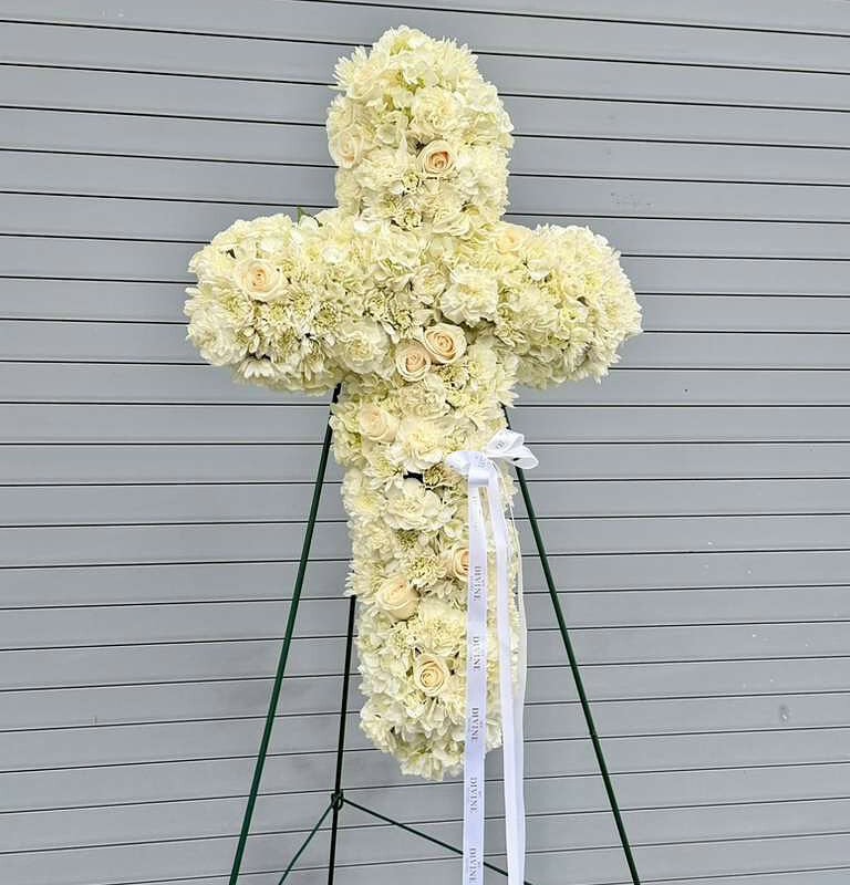Heavenly Cross Standing Spray