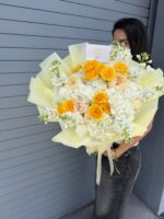 Butter Yellow Garden Bouquet - Image 2
