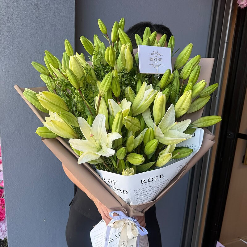 Calla Lily Wrapped Bouquet
