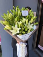 Calla Lily Wrapped Bouquet - Image 2