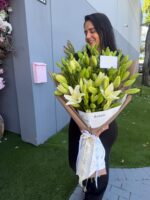 Calla Lily Wrapped Bouquet - Image 3