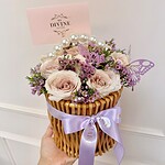Lavander Rose Basket