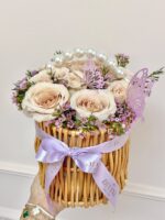 Lavander Rose Basket - Image 2