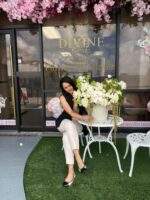 Pearl Cream Garden Hat Box - Image 2