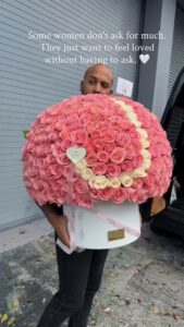 Flower arrangement by My Divine Decors on Instagram