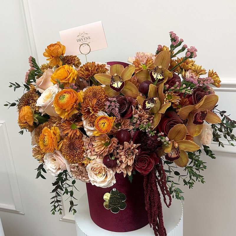 Caja Sombrero Romance de Otoño - Imagen 2