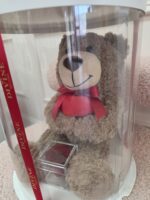 Bear & Red Preserved Rose Keepsake Tube - Image 2