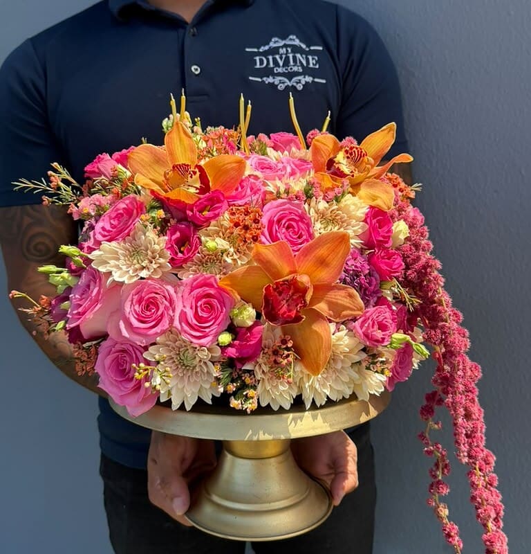 Floral Cake Arrangement