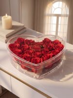 Heart Acrylic Collection - 18 Roses