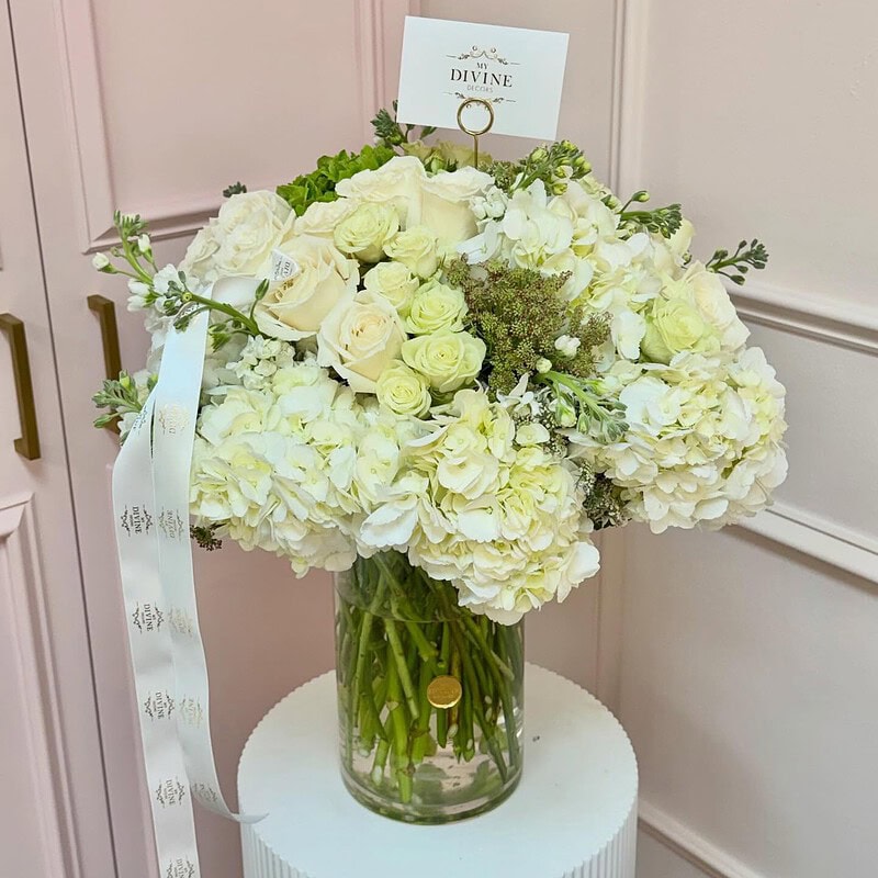 Heavenly Whites Arrangement