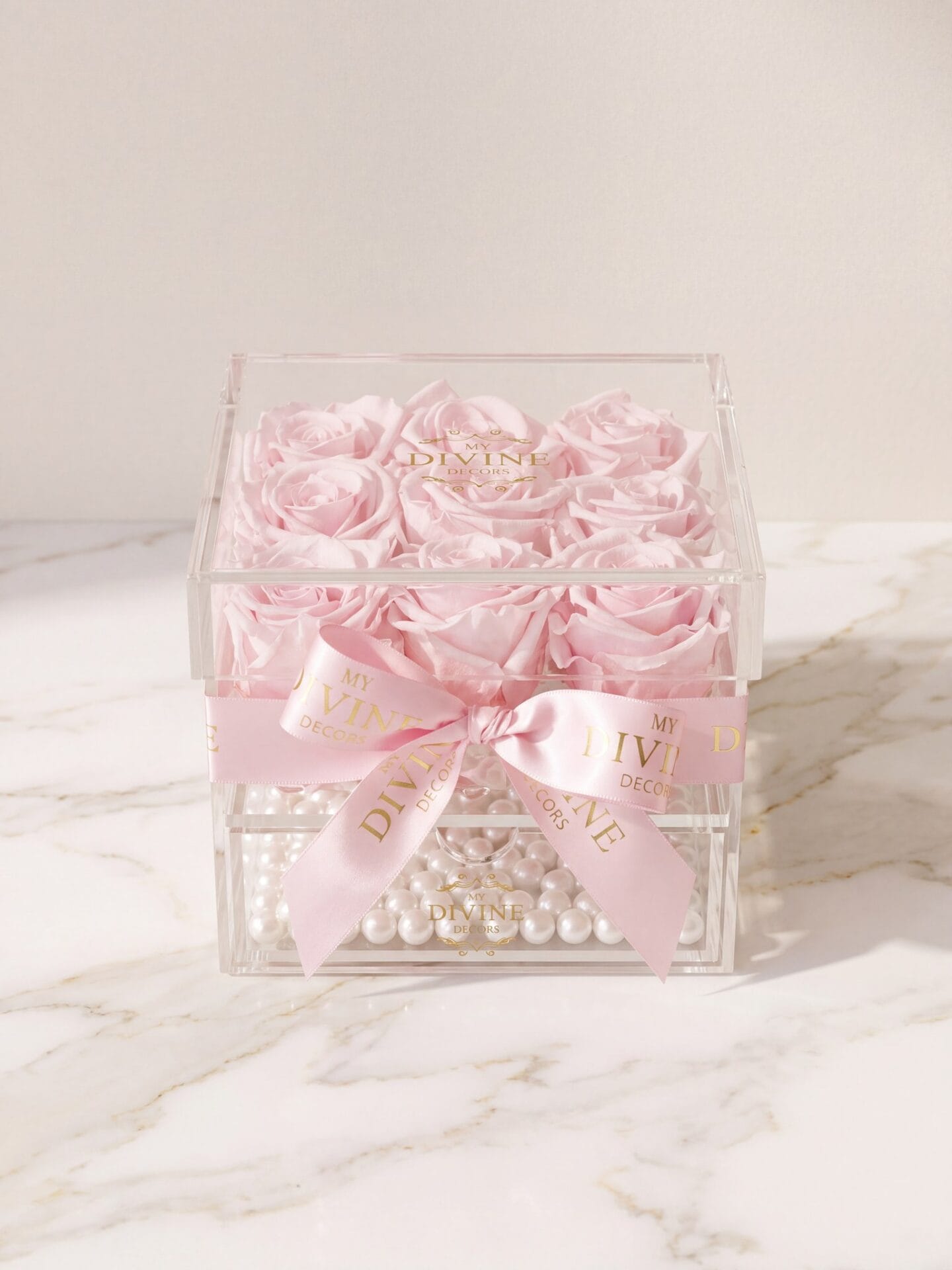 Jewel Acrylic Box Collection - 9 Roses Jewel Acrylic Box Collection - 9 Roses