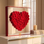 Oversized Heart Mirror Acrylic Box