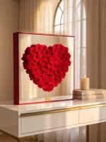 Oversized Heart Mirror Acrylic Box