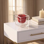Single Mini Preserved Rose in Acrylic Box
