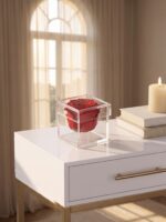 Single Mini Preserved Rose in Acrylic Box