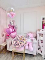 The Ultimate “150 Roses, Bear & Balloons” Bundle - Image 2
